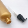 Gold PET Plastic Cosmetic Lotion Shampoo Pump Spray Bottle For Shampoo 300Ml